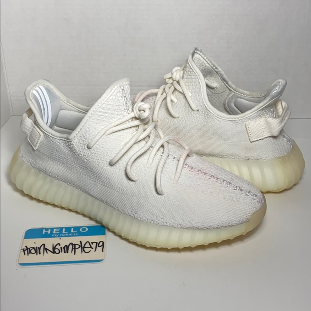🔴SOLD🔴 Adidas Yeezy 350 Boost Triple White sz 10 - Picture 2 of 9